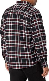 img 1 attached to Wrangler Authentics Sleeve Flannel Shirt Men's Clothing and Shirts