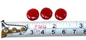 img 2 attached to Rastogi Handicrafts Small Tiny Centerpieces: Red Glass Gems for Wedding Decoration - 100pcs 10mm Pebbles