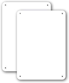 img 2 attached to 📝 White Aluminum Metal Sign Blanks for Enhanced SEO