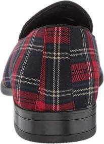 img 2 attached to 👞 Men's Stacy Adams Steward Plaid Loafers - Quality Slip-On Shoes