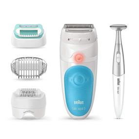img 4 attached to 🪒 Braun Silk-épil 5 5-810: Effective Cordless Hair Removal for Women - Shaver, Bikini Trimmer - Wet & Dry Use