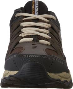 img 3 attached to Skechers Afterburn Fashion Sneakers Brown Men's Shoes for Athletic