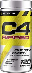 img 2 attached to 💪 Капсулы предтренировочного комплекса C4 Ripped: Мощный энергетический улучшитель, без креатина и сахара, идеально подходят для мужчин и женщин - 150 мг кофеина + бета-алин + поддержка похудения - 120 капсул.