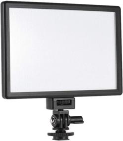 img 4 attached to VILTROX L116T CRI95+ Супер тонкая диммируемая светодиодная панель: Биколор 3300K-5600K Управление ЖК-дисплеем/крепление для профессионального видеоосвещения