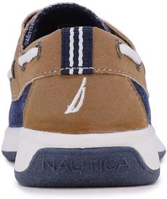 img 2 attached to Детские мокасины Nautica для мальчиков, удобные палубные туфли - (малыш/маленький ребенок) с застежкой на один ремешок