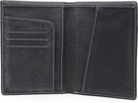 img 4 attached to Leather Travel Wallet Passport Holder Travel Accessories for Passport Wallets