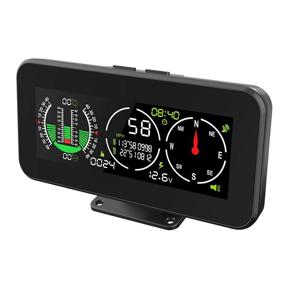 img 4 attached to 🚗 MR CARTOOL M60 Digital GPS Inclinometer Car HUD with Pitch Angle, Slope Meter, MPH Speedometer, and Compass - Ideal for Off-Road SUV Vehicles