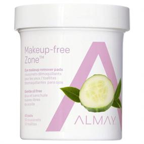 img 4 attached to Almay Oil Free Eye Makeup Remover Pads, 80 Count - Gentle & Effective Cleansing for Eyes