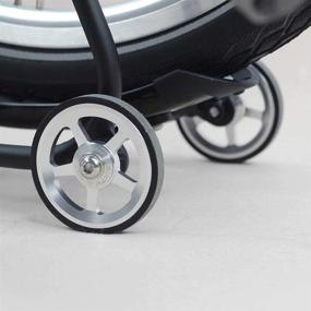 img 3 attached to 🚲 Enhance Your Brompton Folding Bike with 3SIXTY 2pcs Easywheel & Bolts by Dino Kiddo