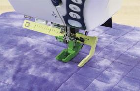 img 2 attached to 🍀 Clover Ultimate Quilt and Stitch Presser Foot, 9.1 inches Height x 3.7 inches Length x 1 inch Width, Green