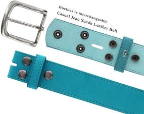 img 3 attached to Casual Jean Suede Leather Belt