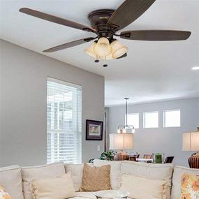 img 1 attached to Honeywell Ceiling Fans 50183 Glen Alden Bronze Ceiling Fan: Efficient & Stylish Cooling Solution