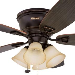 img 3 attached to Honeywell Ceiling Fans 50183 Glen Alden Bronze Ceiling Fan: Efficient & Stylish Cooling Solution