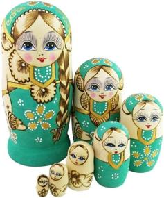 img 4 attached to 🎁 Winterworm Handcrafted Matryoshka Wishing Decorative Gag Toy – Novelty Item