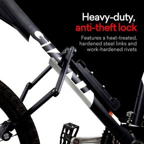 img 3 attached to 🚲 LobsterLock - Lobster Lock 2.0, Folding Bike Lock with Key, Heavy Duty Anti-Theft Lock for Bicycles, Permanently Mounted Bicycle Locks, Essential Bike Accessories, Size: 10.25 x 2.25 x 2 inches