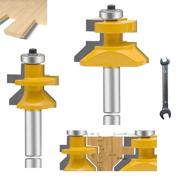 oletbe tongue and groove flooring router bit set 1/2-inch shank 2 pcs logo