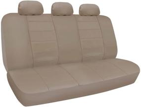 img 2 attached to CarXS UltraLuxe Faux Leather Covers Interior Accessories