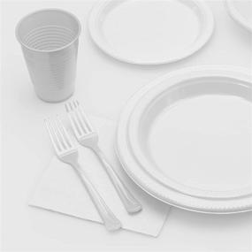 img 2 attached to 300 Count 2 Ply White Paper Napkins - Exquisite Cocktail Beverage Napkins for Everyday Use - Highly Absorbent Disposable Dinner & Party Napkins - Perfect for Bars, Events, and Bulk Napkin Needs