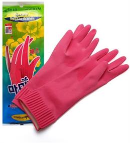 img 4 attached to 🧤 Mamison Quality Kitchen Rubber Gloves (1, M): The Ultimate Must-Have for Hygienic Food Preparation