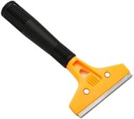 🧼 efficient window squeegee with adhesive removal scraper tool for a streak-free clean logo