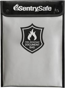 img 4 attached to 🔥 SentrySafe Fireproof and Waterproof Document Bag with Zipper, 5" x 11" x 15", FBWLZ0