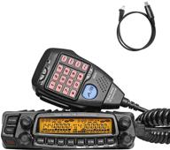 💪 high power dual band vhf uhf 50w/40w mobile transceiver vehicle radio anytone at-5888uv with programming cable logo