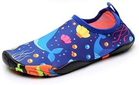 img 3 attached to 👟 Comfortable & Durable Hutop Athletic Quick Dry Barefoot Lightweight Boys' Shoes