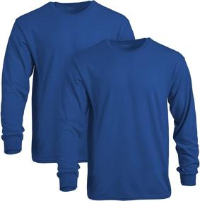img 3 attached to Gildan DryBlend Sleeve T Shirt 2 Pack Men's Clothing for Shirts