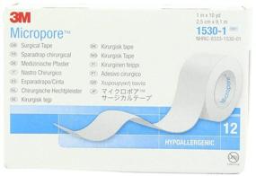 img 1 attached to 🩹 3M Micropore Paper Surgical Tape White 1" x 10 yds - Box of 12 - Reliable Medical Tape