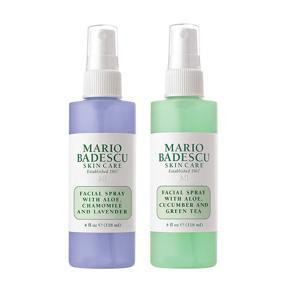 img 4 attached to 🌿 Mario Badescu Aloe Facial Spray Duo: Refreshing Chamomile, Lavender, and Cucumber + Antioxidant Green Tea Energizer