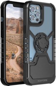 img 4 attached to Rokform iPhone 12 Mini Case - Slim Magnetic Clear Apple Case with 📱 RokLock Quad Tab Twist Lock, Dual Magnet, Drop Tested Armor - Crystal Series (Clear)