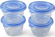 🍱 glad food storage containers - to go lunch containers 32oz - 4 containers - convenient meal prep and portion control logo