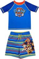 🏊 swimwear for boys: toddler story piece guard rashguard clothing logo