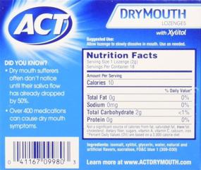 img 1 attached to ACT Dry Mouth Soothing Mint Lozenges 18 🌬️ ea (Pack of 3): Effective Relief for Dry Mouth