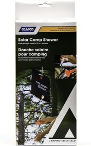 img 3 attached to 🚿 Camco Outdoor Solar Shower with On-Off Valve - 5 Gallon Capacity, Ideal for Campsites, Camping, Hiking, RVing, and Traveling (51368), White