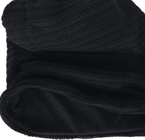 img 1 attached to 🧶 VECRY Men's Slouchy Beanie Knit Crochet Rasta Cap for Year-round Comfort