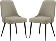 🪑 ball & cast kitchen dining chair set of 2 - beige, 19"w x 22.75"d x 35.25"h - high-quality furniture logo