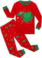 🦖 dinosaur space shorts kids pjs: cool summer sleepwear for little boys logo