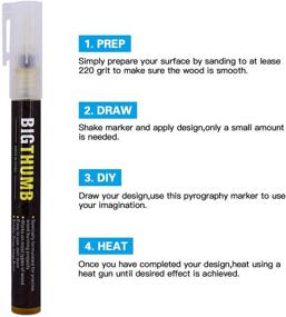 img 3 attached to 🔥 Enhanced Wood Burning Pen - Precision Scorch Pen Marker for Safe and Easy DIY Projects