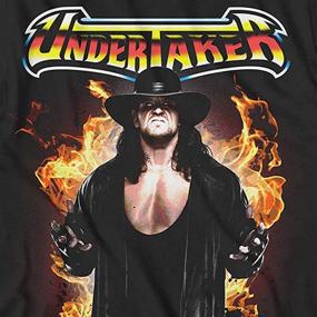 img 3 attached to WWE Undertaker Fire Shirt Wrestling