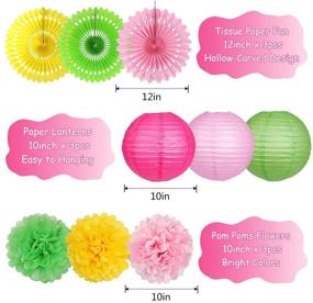 img 2 attached to Flamingo Party Supplies: Festive Hawaiian 🌺 Decorations for Birthday, Luau & Bachelorette Parties