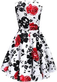 img 3 attached to Timeless Elegance: BlackButterfly Audrey Vintage Serenity Girls' Dresses