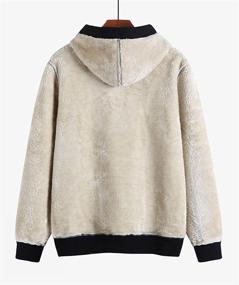 img 2 attached to 🔥 Warm and Cozy: Gihuo Men's Sherpa Lined Fleece Sweatshirt for Ultimate Comfort