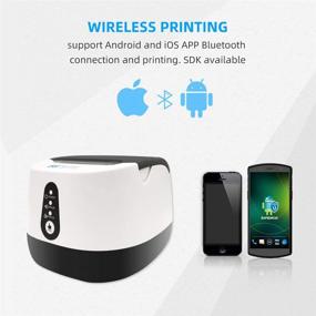 img 1 attached to Gainscha Classic Entry-Level Bluetooth Receipt Printer: 58mm Mini Thermal POS Printer for Android/iOS