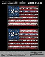 amendment sticker american defend security logo