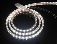 💡 cbconcept ul listed 40ft led strip light - 4300 lumens 4000k soft white, dimmable, flexible, 110-120v ac, indoor/outdoor, 720 units 3528 smd leds, accessories included logo