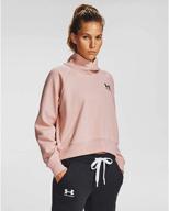 stay cozy and chic with under armour women's rival fleece wrap neck pullover логотип