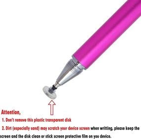 img 1 attached to 🖊️ Rose Precision Disc Stylus Styli: Ideal for iPad, iPhone, Samsung Galaxy & More Touch Screen Devices