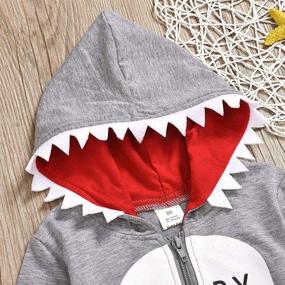 img 1 attached to Newborn Toddler Boys' Clothing Sweatsuit Set