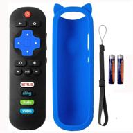 📺 bedycoon remote control for jvc roku tvs: lt-32maw388, lt-40mab588, lt-43maw588, lt-49maw598 - including blue remote cover and batteries logo